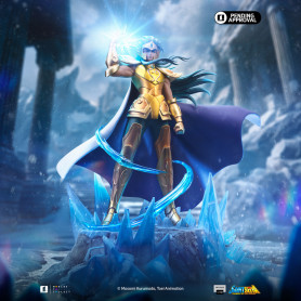 Iron Studios - Saint Seiya - Aquarius Camus Deluxe Art Scale 1/10 - Cavalieri dello Zodiaco