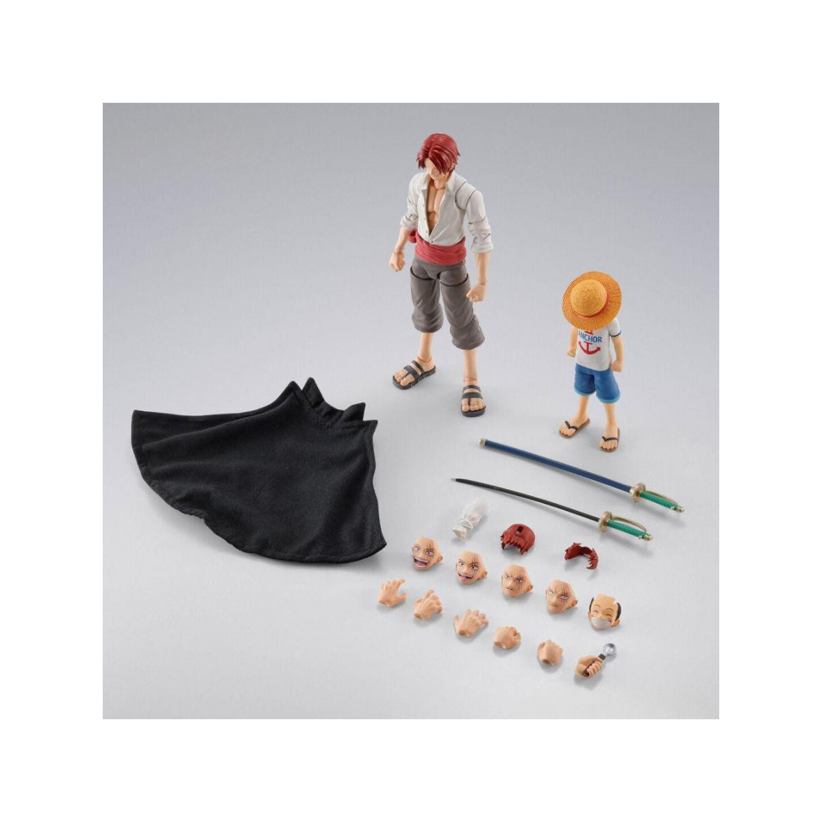 Tamashii Bandai One Piece - Shanks & Monkey.D.Luffy - Infanzia - S.H. Figuarts SHF