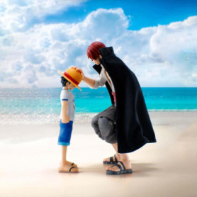 Tamashii Bandai One Piece - Shanks & Monkey.D.Luffy - Infanzia - S.H. Figuarts SHF