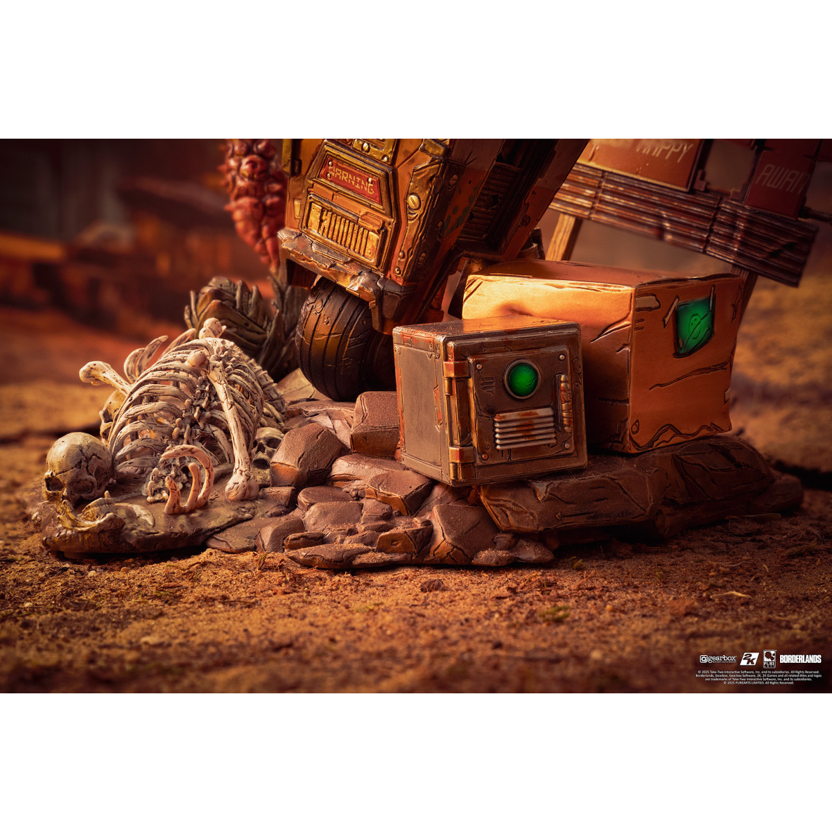 Pure Arts - Borderlands Psycho Bandit e Claptrap Diorama 1/6