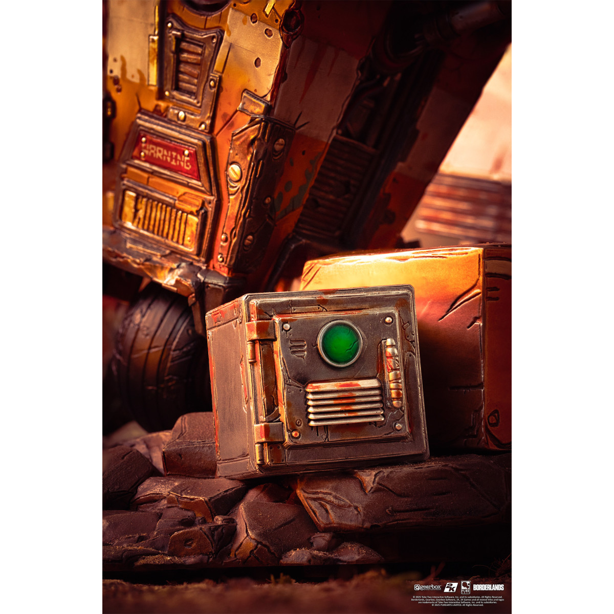 Pure Arts - Borderlands Psycho Bandit e Claptrap Diorama 1/6