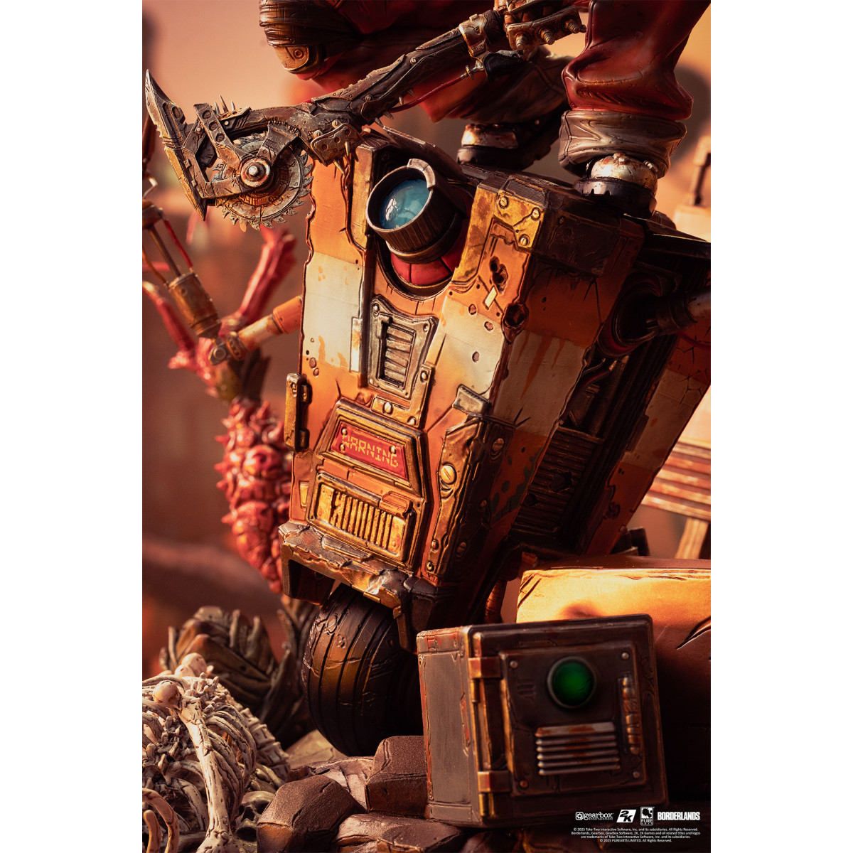 Pure Arts - Borderlands Psycho Bandit e Claptrap Diorama 1/6