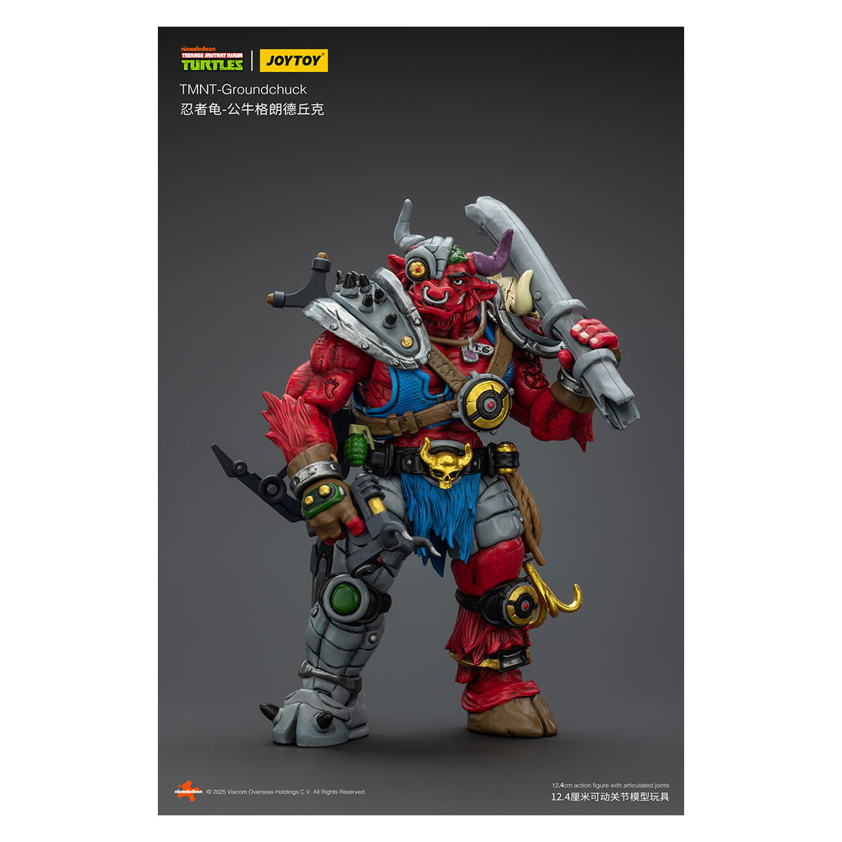 JoyToy TMNT - Groundchuck - Teenage Mutant Ninja Turtles 1/18