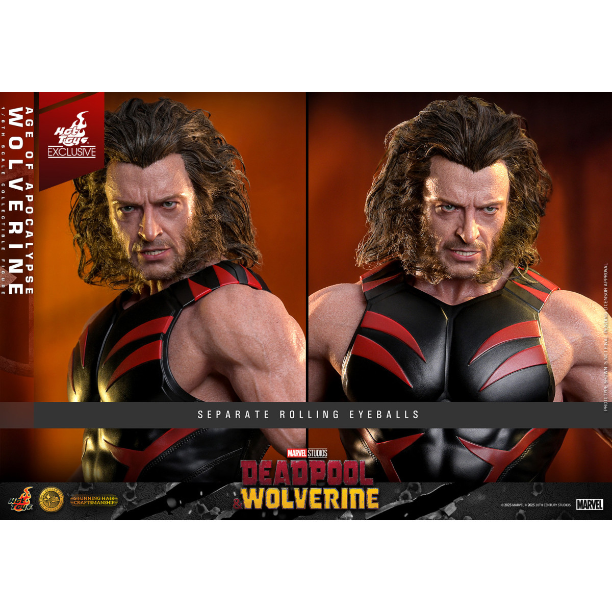 Hot Toys Marvel Deadpool & Wolverine - Wolverine Age of Apocalypse Edizione Artigianale MMS 1/6