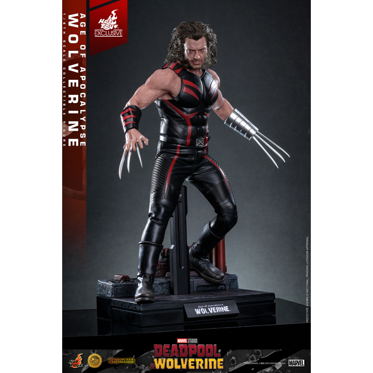 Hot Toys Marvel Deadpool & Wolverine - Wolverine Age of Apocalypse Edizione Artigianale MMS 1/6