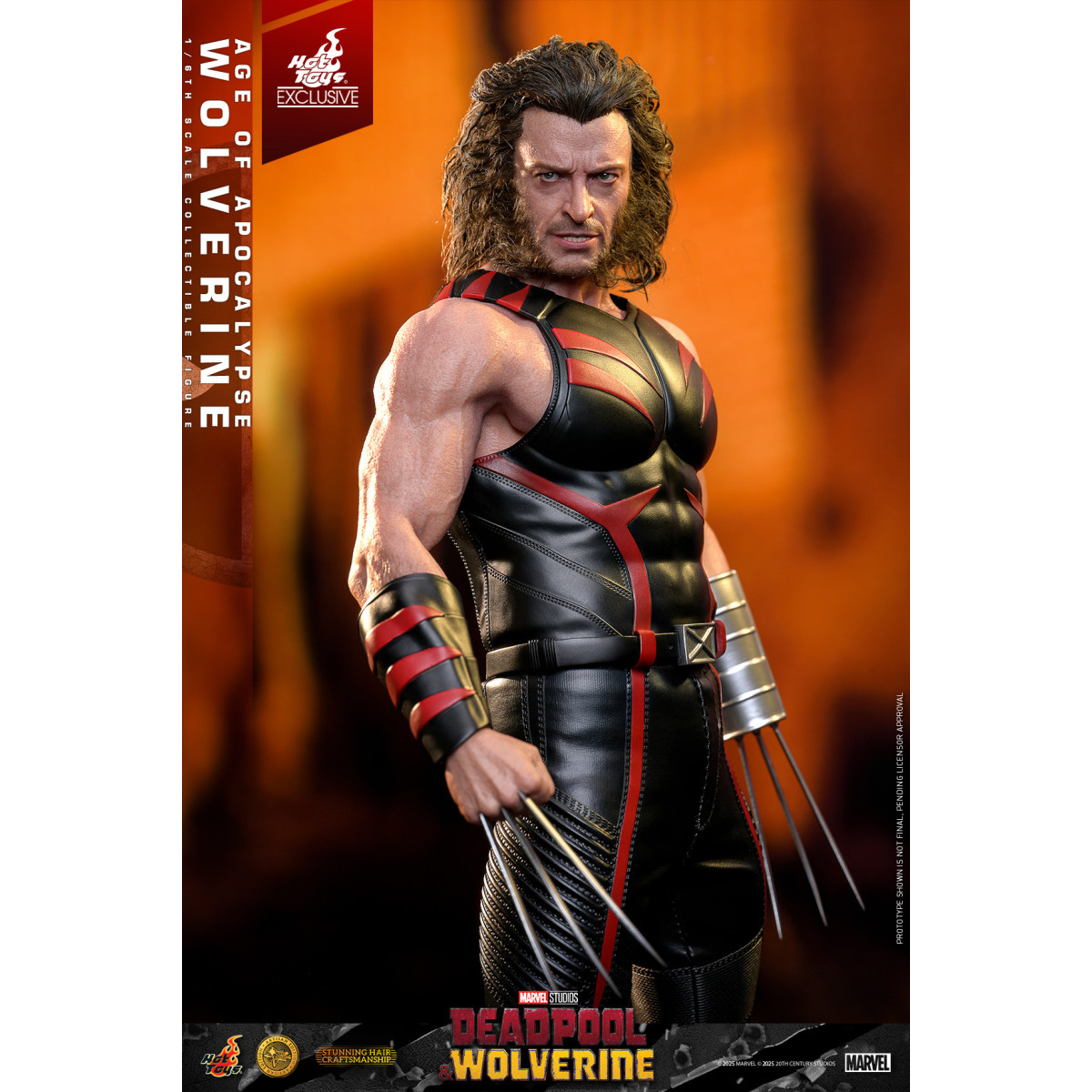 Hot Toys Marvel Deadpool & Wolverine - Wolverine Age of Apocalypse Edizione Artigianale MMS 1/6
