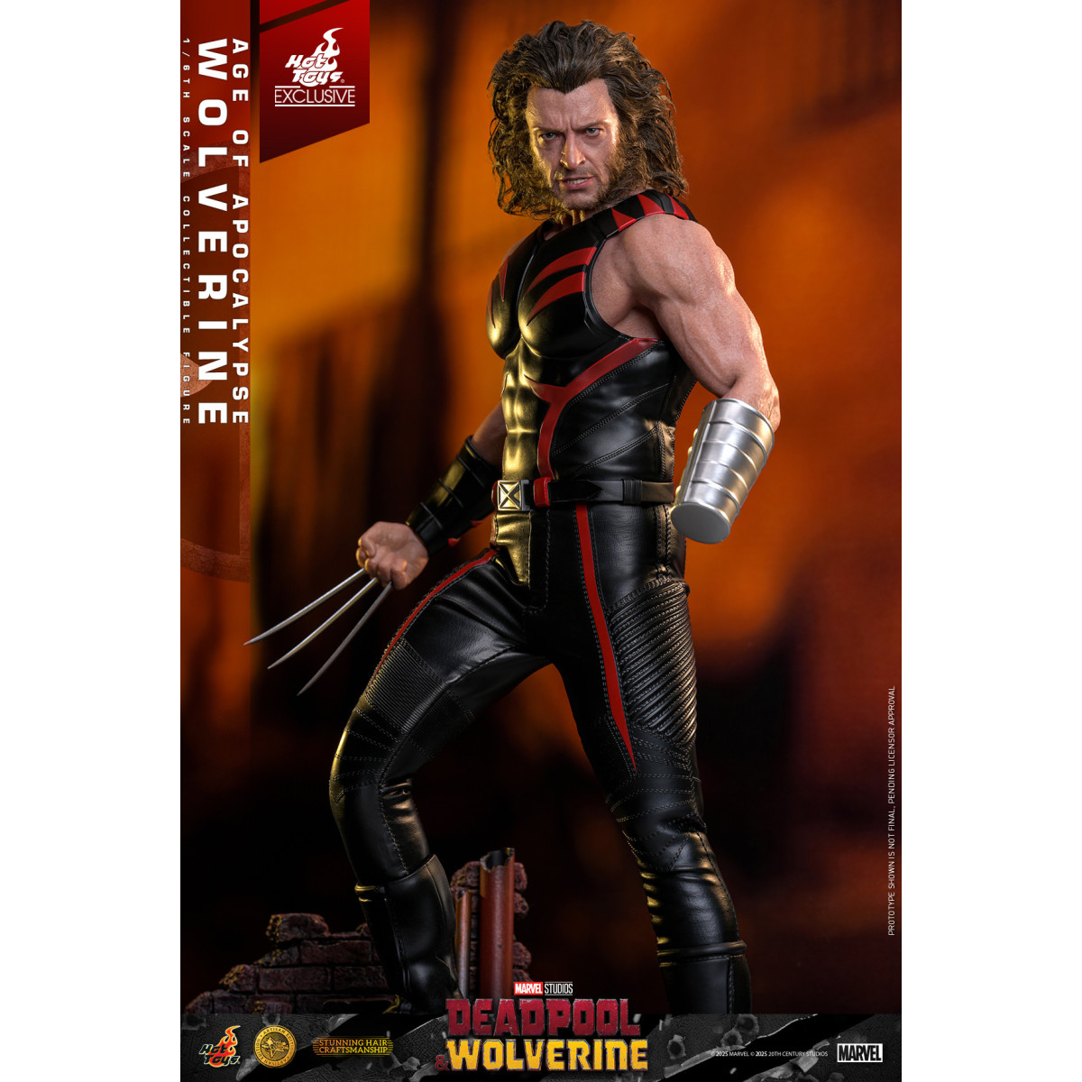 Hot Toys Marvel Deadpool & Wolverine - Wolverine Age of Apocalypse Edizione Artigianale MMS 1/6