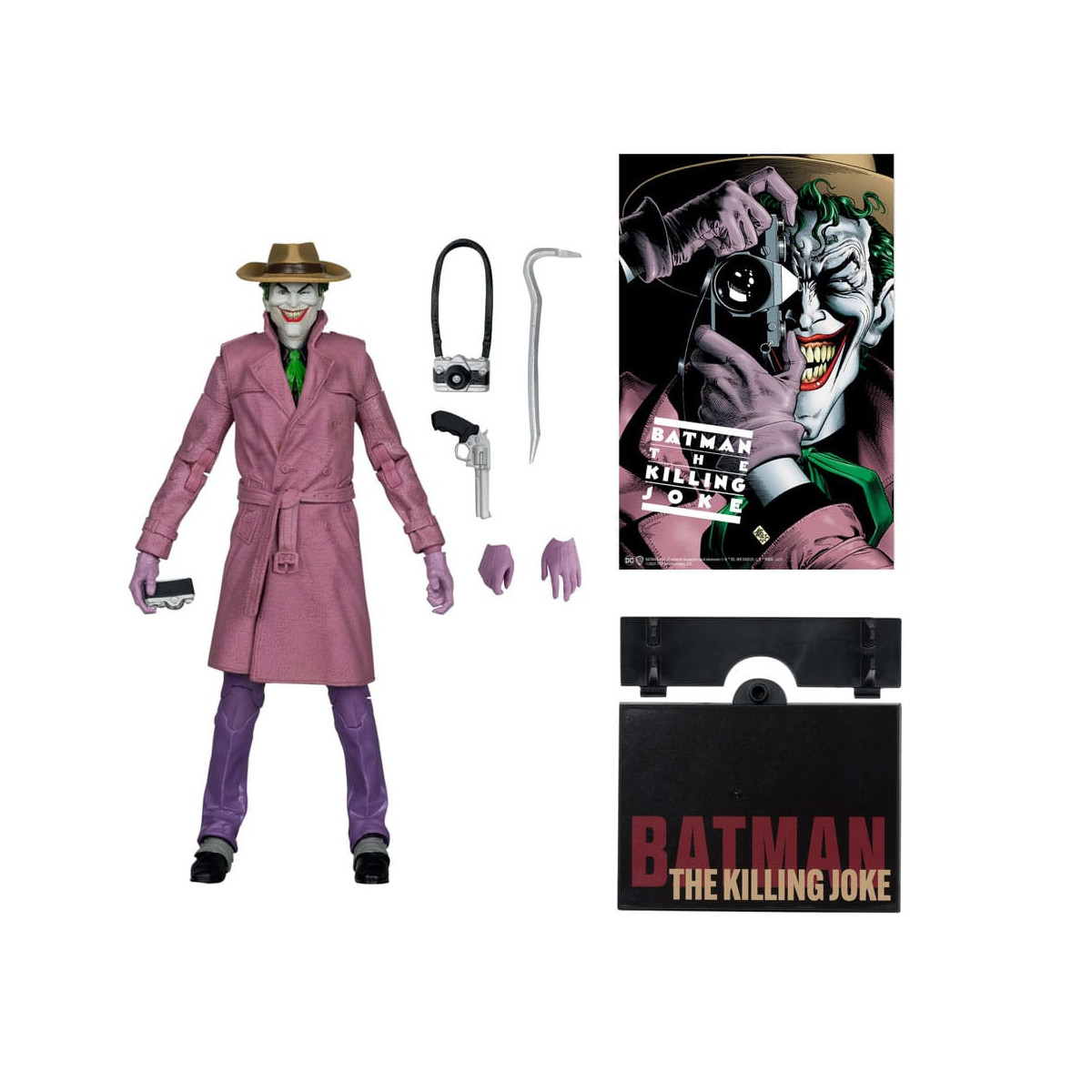 Mc Farlane - Multiverso DC - Ricreazioni di copertine del Joker (Batman: The Killing Joke) Etichetta d'oro