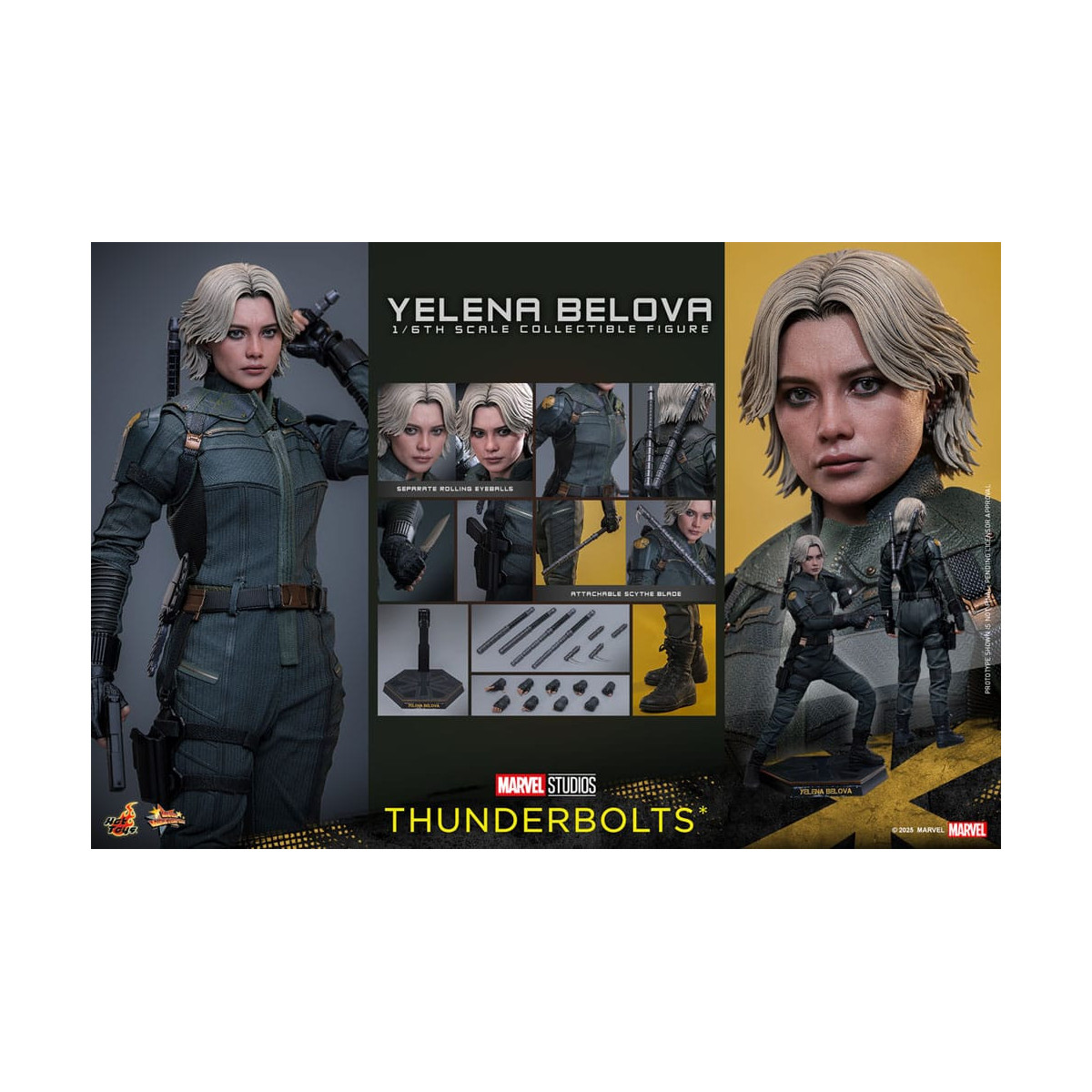 Hot Toys Marvel Thunderbolts - YELENA BELOVA MMS 1/6
