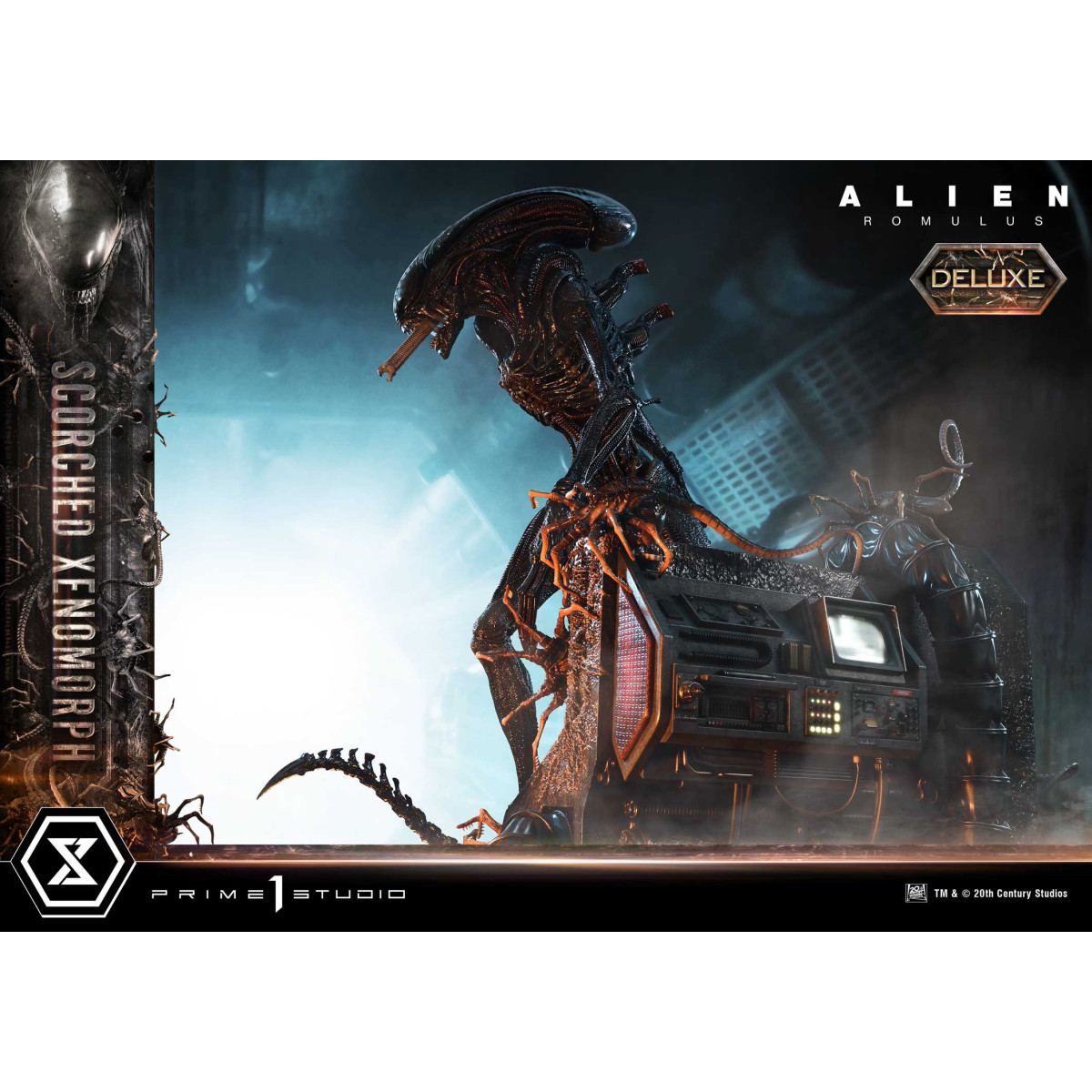 Prime 1 Studio - Scorched Xenomorph DX Bonus Version 1/3 - Alien: Museo Romulus Masterline XL