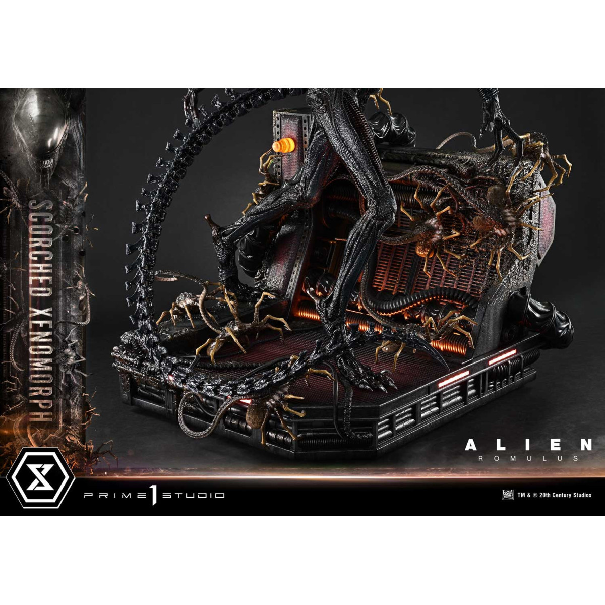 Prime 1 Studio - Scorched Xenomorph DX Bonus Version 1/3 - Alien: Museo Romulus Masterline XL