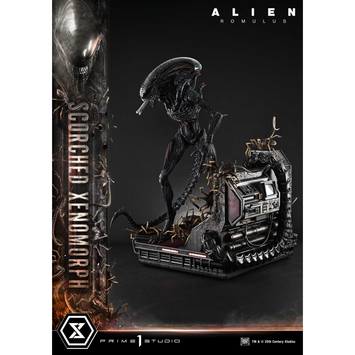 Prime 1 Studio - Scorched Xenomorph DX Bonus Version 1/3 - Alien: Museo Romulus Masterline XL