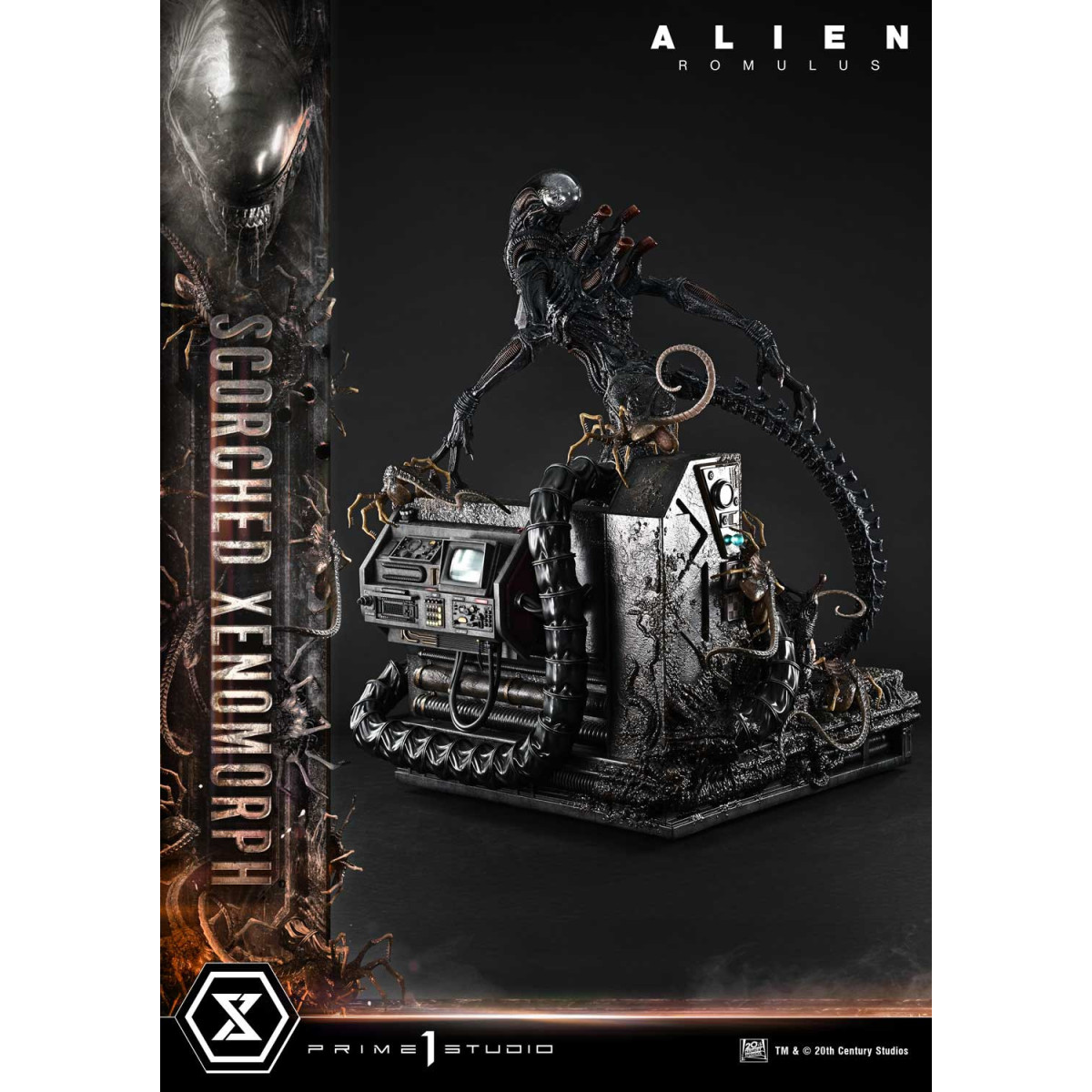 Prime 1 Studio - Scorched Xenomorph DX Bonus Version 1/3 - Alien: Museo Romulus Masterline XL