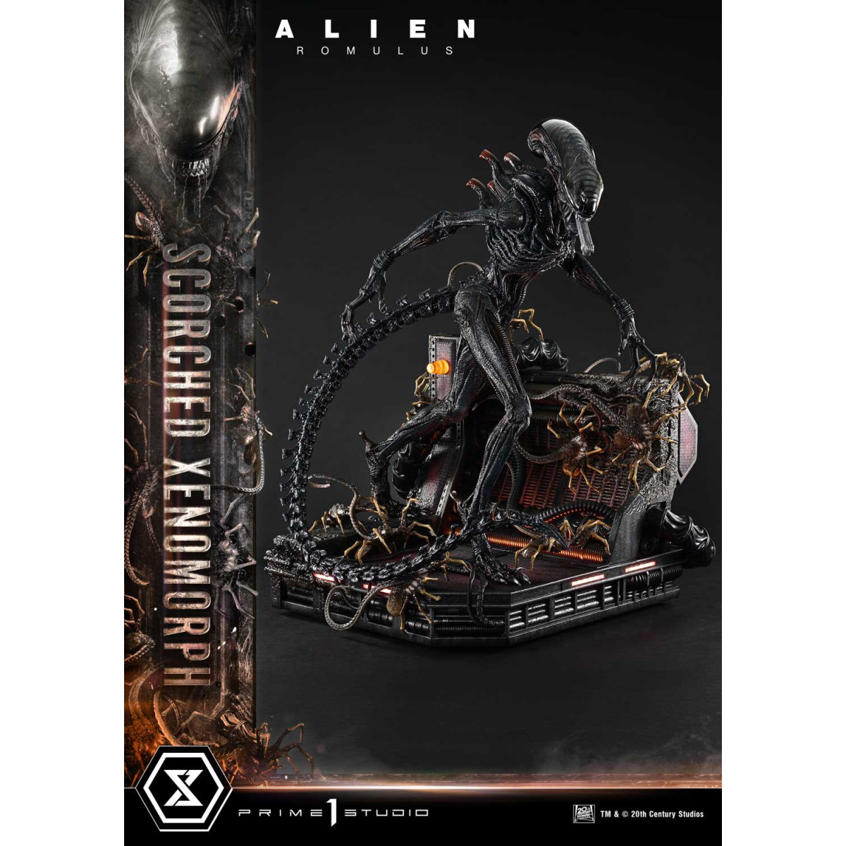 Prime 1 Studio - Scorched Xenomorph DX Bonus Version 1/3 - Alien: Museo Romulus Masterline XL