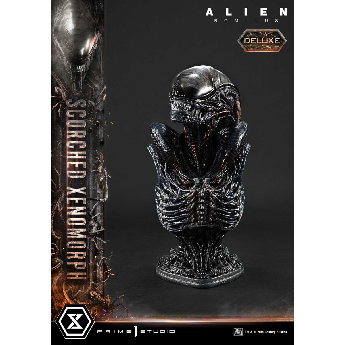 Prime 1 Studio - Scorched Xenomorph DX Bonus Version 1/3 - Alien: Museo Romulus Masterline XL
