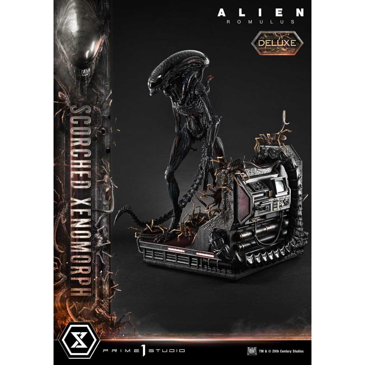 Prime 1 Studio - Scorched Xenomorph DX Bonus Version 1/3 - Alien: Museo Romulus Masterline XL
