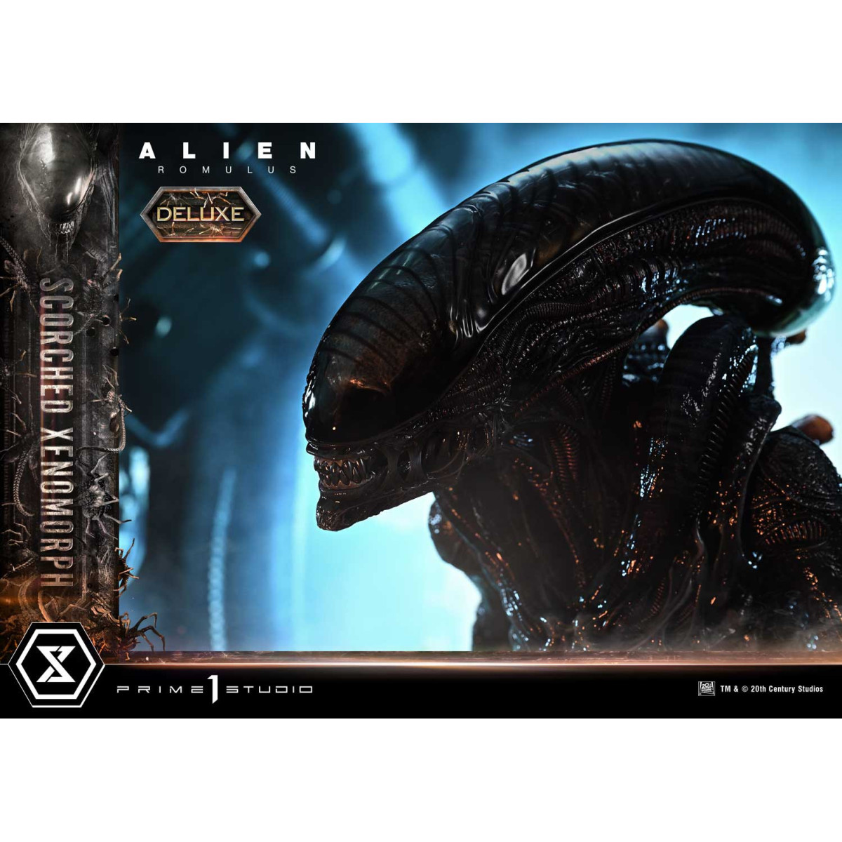 Prime 1 Studio - Scorched Xenomorph DX Bonus Version 1/3 - Alien: Museo Romulus Masterline XL
