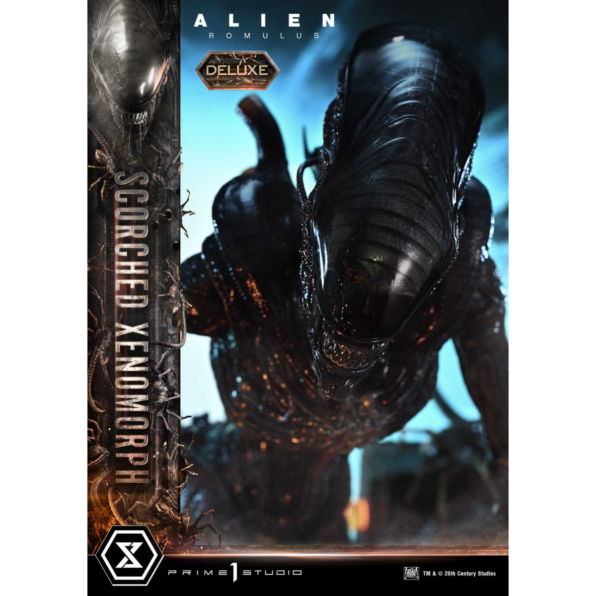 Prime 1 Studio - Scorched Xenomorph DX Bonus Version 1/3 - Alien: Museo Romulus Masterline XL