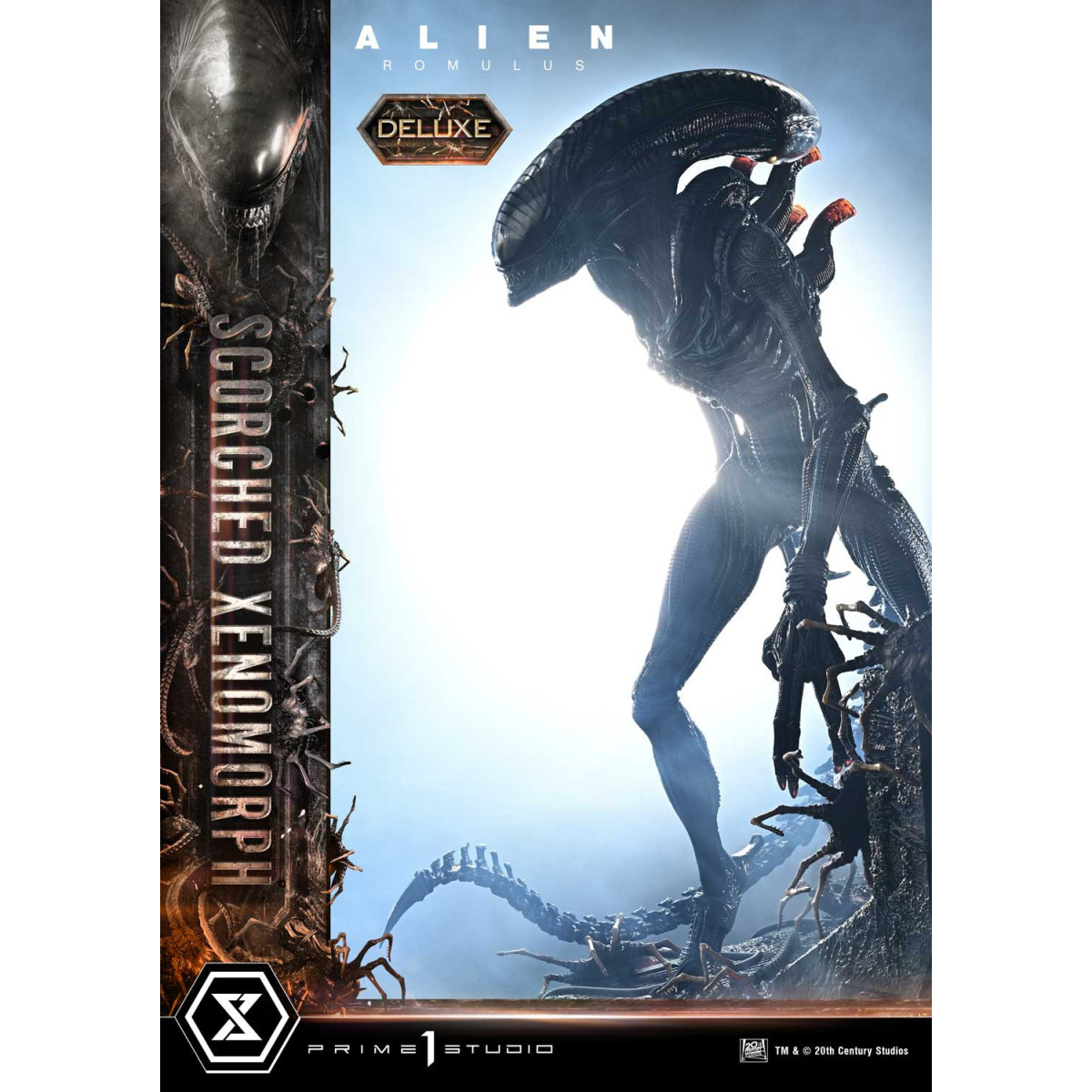 Prime 1 Studio - Scorched Xenomorph DX Bonus Version 1/3 - Alien: Museo Romulus Masterline XL