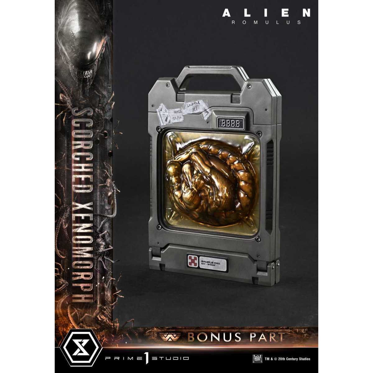 Prime 1 Studio - Scorched Xenomorph DX Bonus Version 1/3 - Alien: Museo Romulus Masterline XL