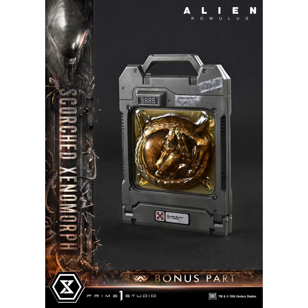 Prime 1 Studio - Scorched Xenomorph DX Bonus Version 1/3 - Alien: Museo Romulus Masterline XL