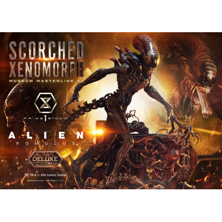 Prime 1 Studio - Scorched Xenomorph DX Bonus Version 1/3 - Alien: Museo Romulus Masterline XL