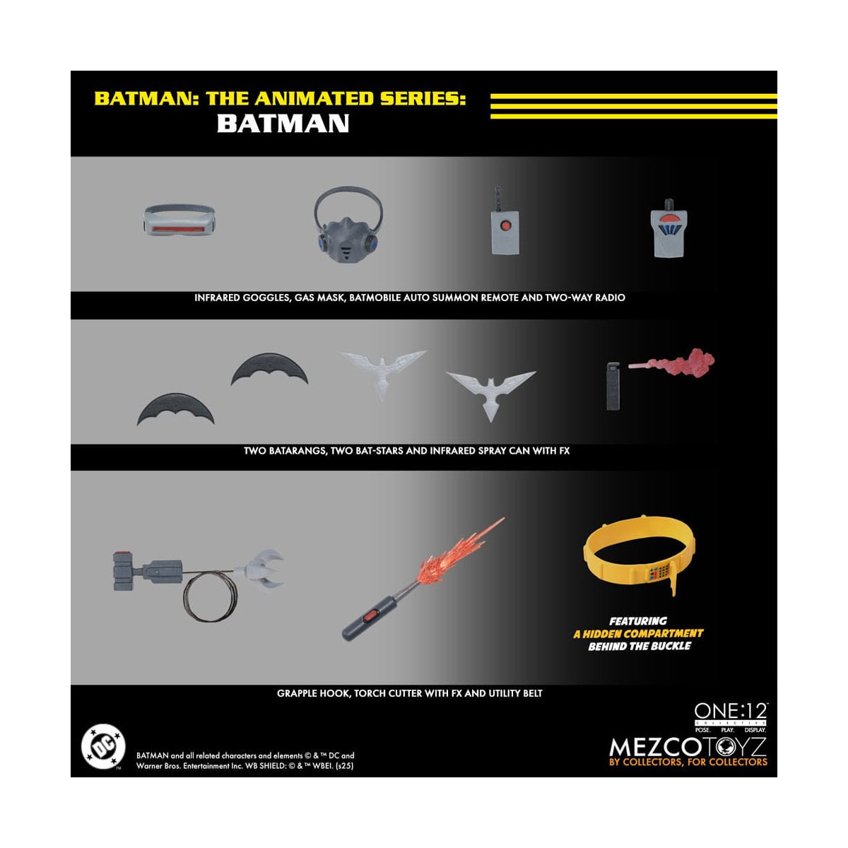 Mezco One 12 - Batman: La Serie Animata - BATMAN