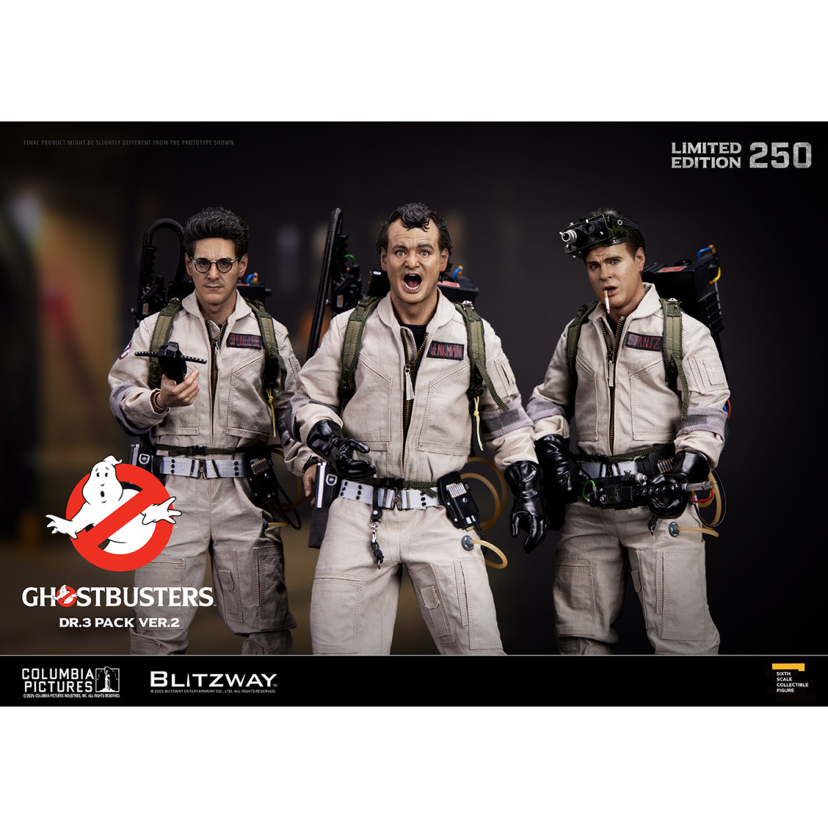 Blitzway - Ghostbusters Dr. 3 Pack ver.2 1/6 - Confezione da 3 figure