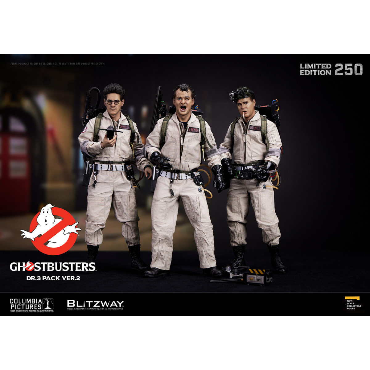 Blitzway - Ghostbusters Dr. 3 Pack ver.2 1/6 - Confezione da 3 figure
