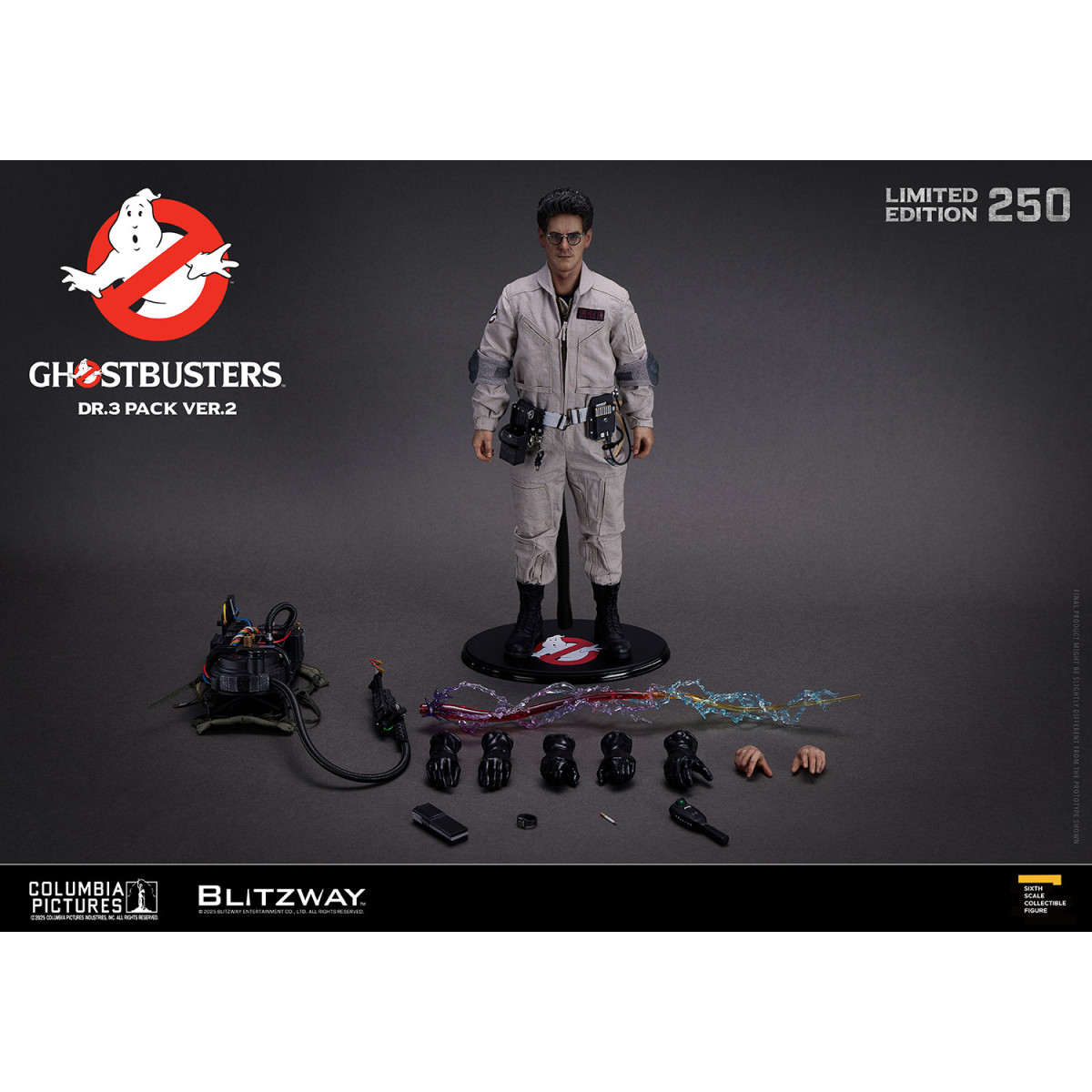 Blitzway - Ghostbusters Dr. 3 Pack ver.2 1/6 - Confezione da 3 figure