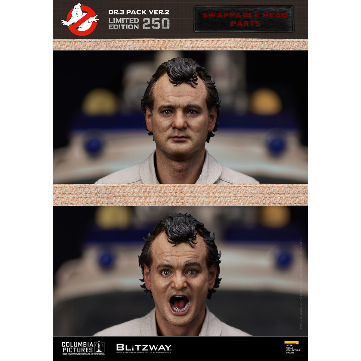 Blitzway - Ghostbusters Dr. 3 Pack ver.2 1/6 - Confezione da 3 figure