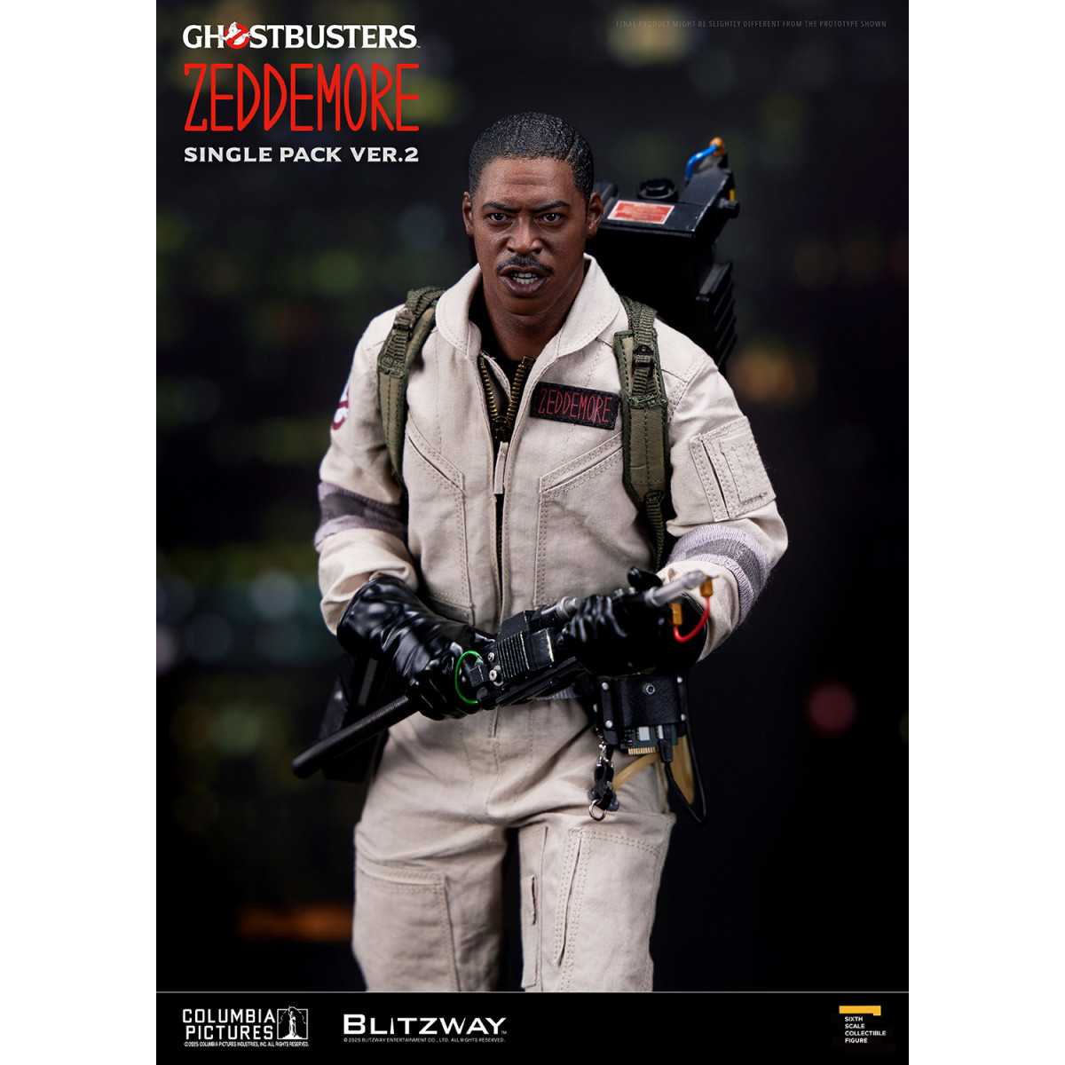Blitzway - Ghostbusters Winston Zeddemore Confezione singola ver.2 1/6