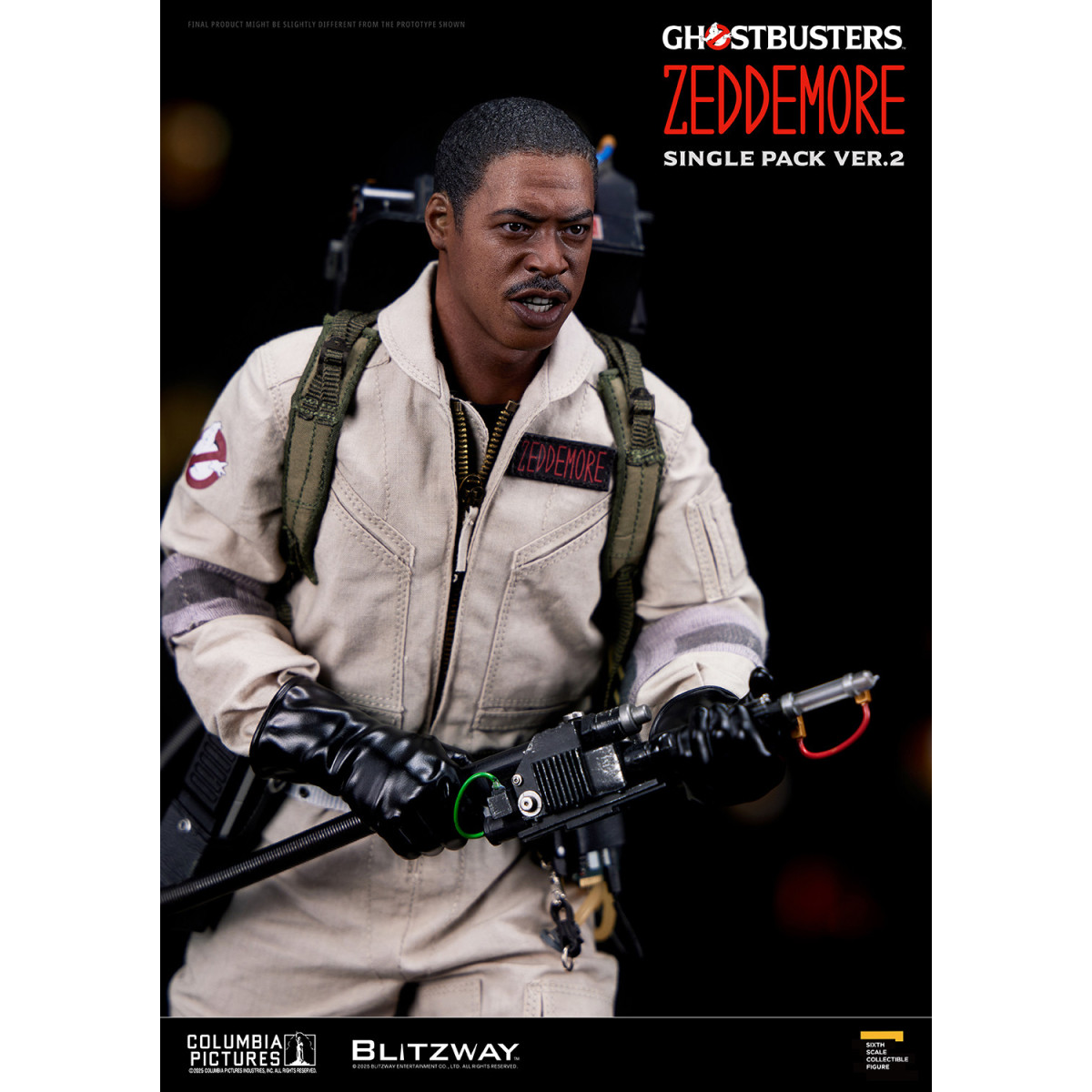 Blitzway - Ghostbusters Winston Zeddemore Confezione singola ver.2 1/6