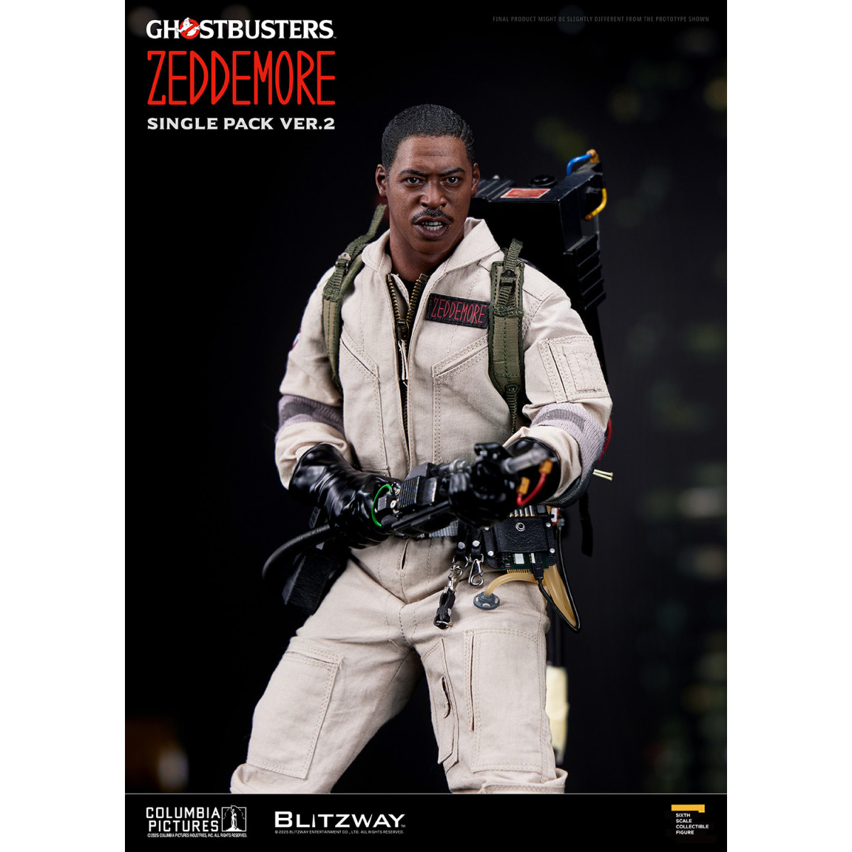 Blitzway - Ghostbusters Winston Zeddemore Confezione singola ver.2 1/6