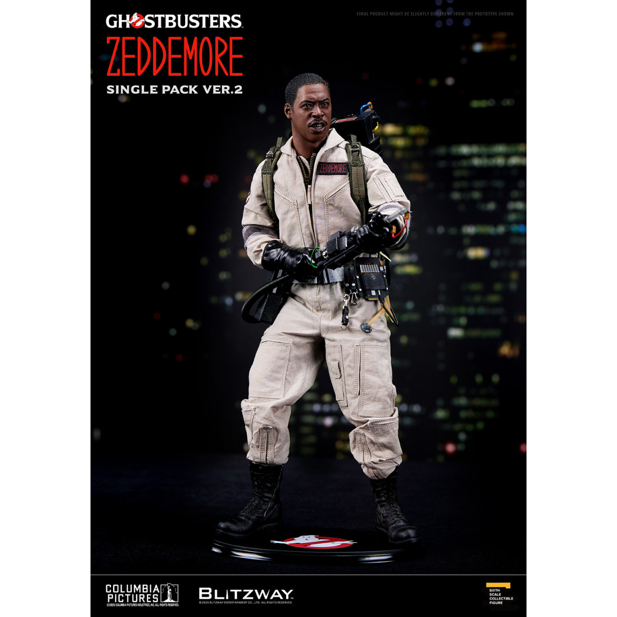Blitzway - Ghostbusters Winston Zeddemore Confezione singola ver.2 1/6