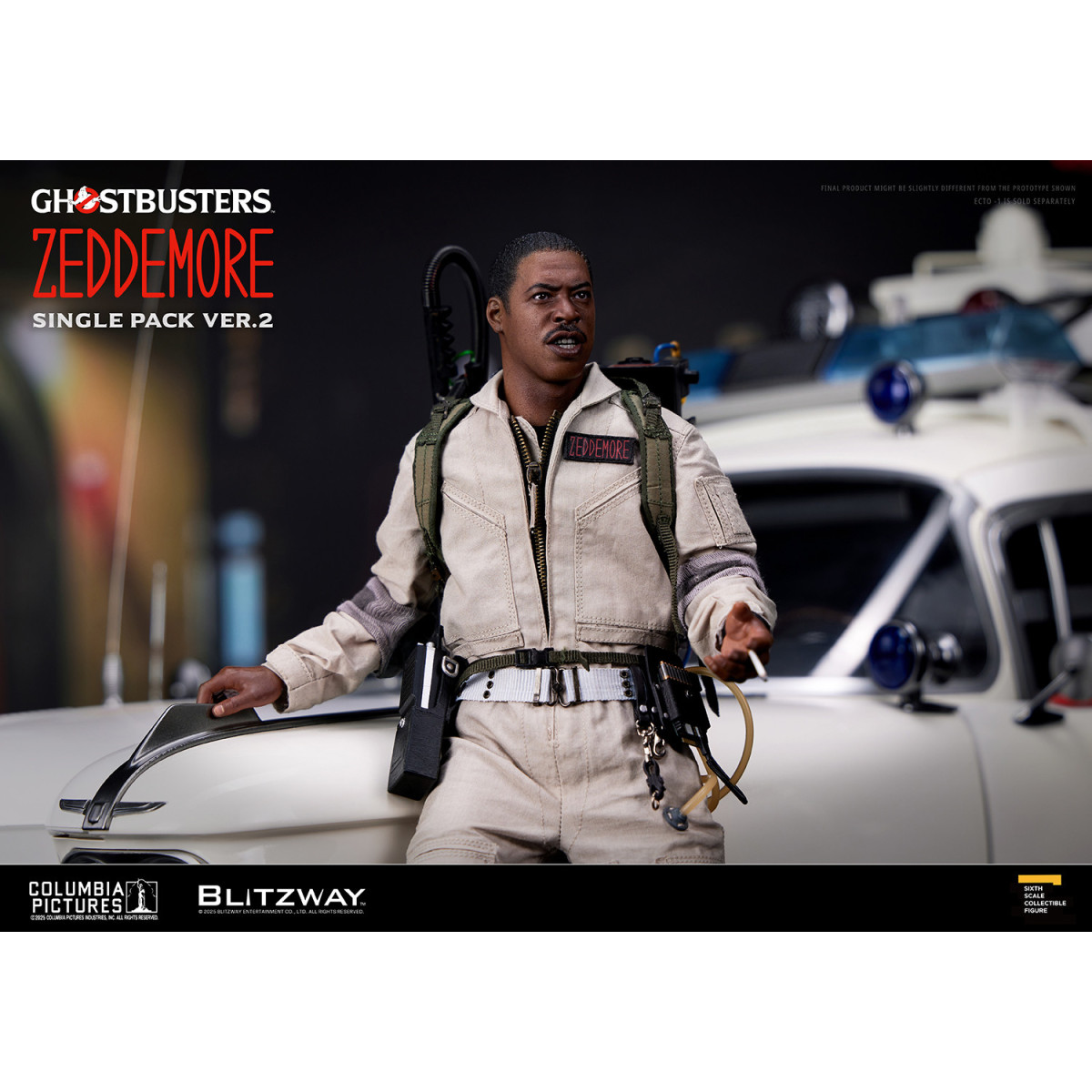 Blitzway - Ghostbusters Winston Zeddemore Confezione singola ver.2 1/6