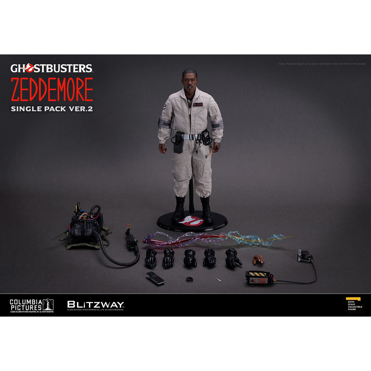 Blitzway - Ghostbusters Winston Zeddemore Confezione singola ver.2 1/6