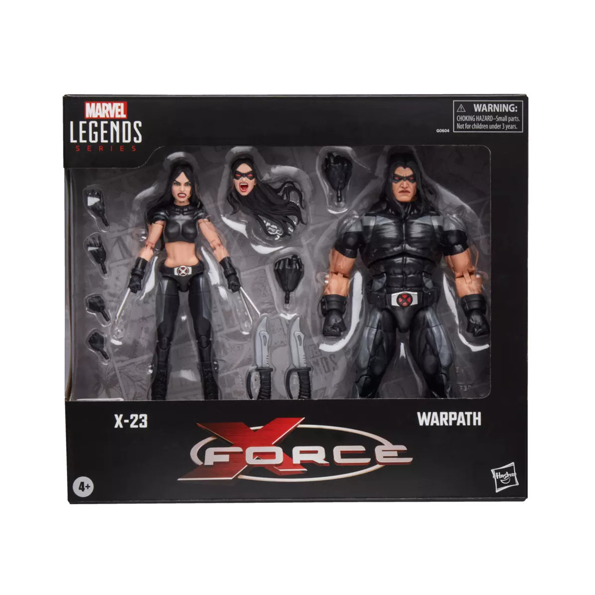 Hasbro Marvel Legends Series X-Men - X-Force X-23 e Warpath