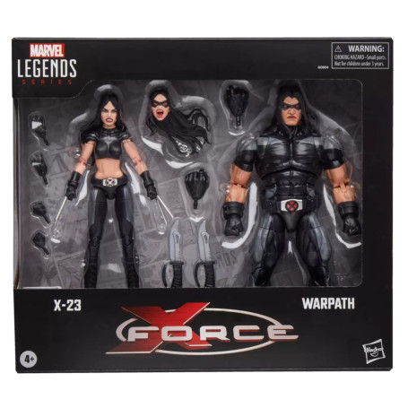 Hasbro Marvel Legends Series X-Men - X-Force X-23 e Warpath