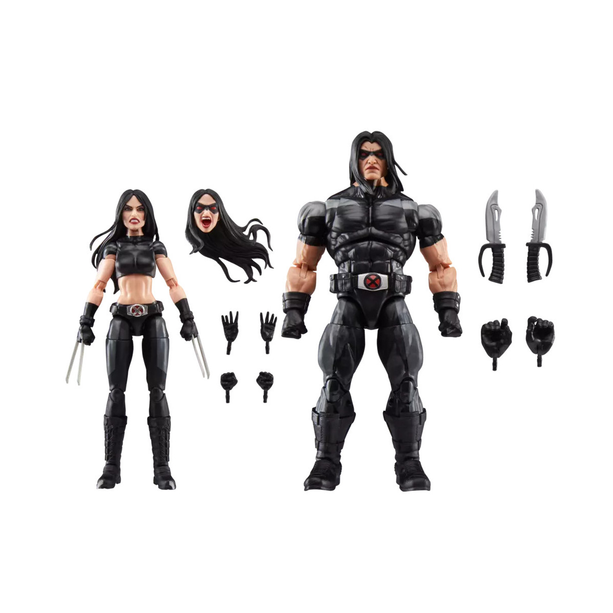 Hasbro Marvel Legends Series X-Men - X-Force X-23 e Warpath