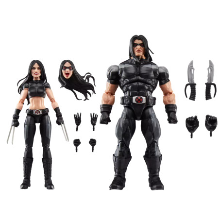 Hasbro Marvel Legends Series X-Men - X-Force X-23 e Warpath