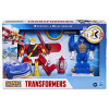 Hasbro - Transformers Collaborativi Sonic the Hedgehog x Transformers - Coda d'ala e Booster blu