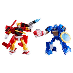 Hasbro - Transformers Collaborativi Sonic the Hedgehog x Transformers - Coda d'ala e Booster blu