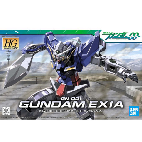 Bandai - Gunpla - 1/144 HG - GN-001 Gundam Exia - Mobile Suit Gundam 00