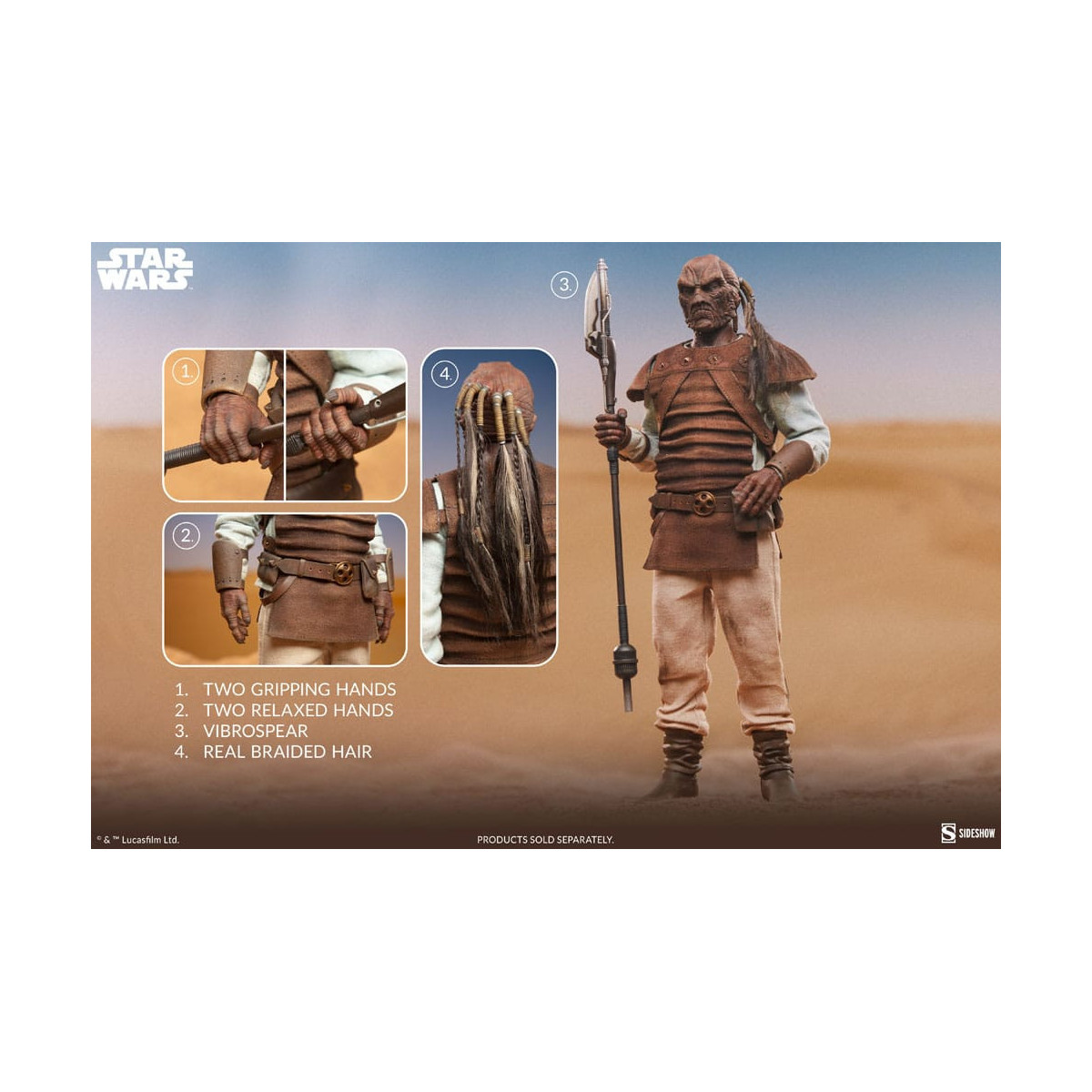 Sideshow Star Wars - Pagetti Rook 1/6 Feccia e Cattiveria - Il ritorno dello Jedi