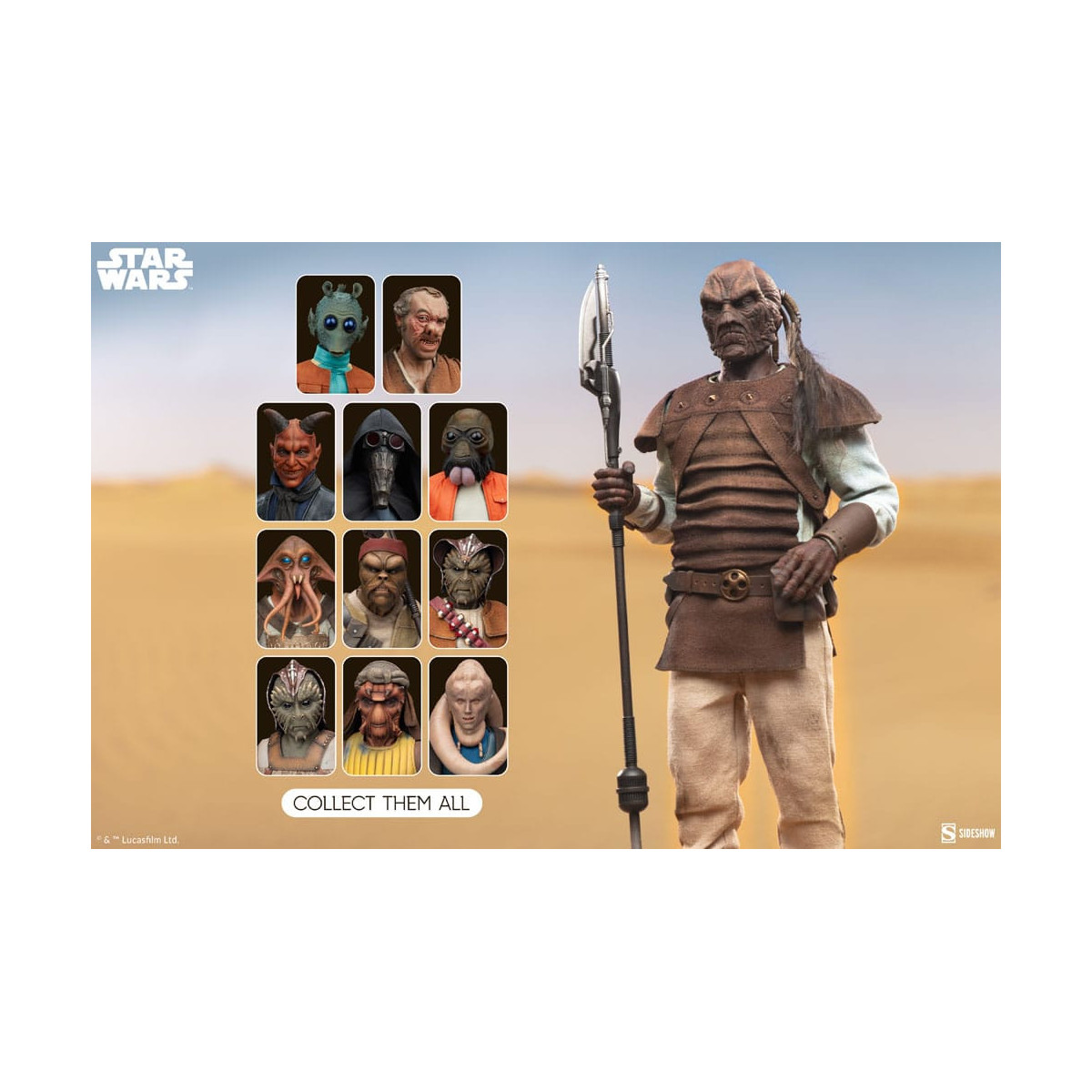 Sideshow Star Wars - Pagetti Rook 1/6 Feccia e Cattiveria - Il ritorno dello Jedi