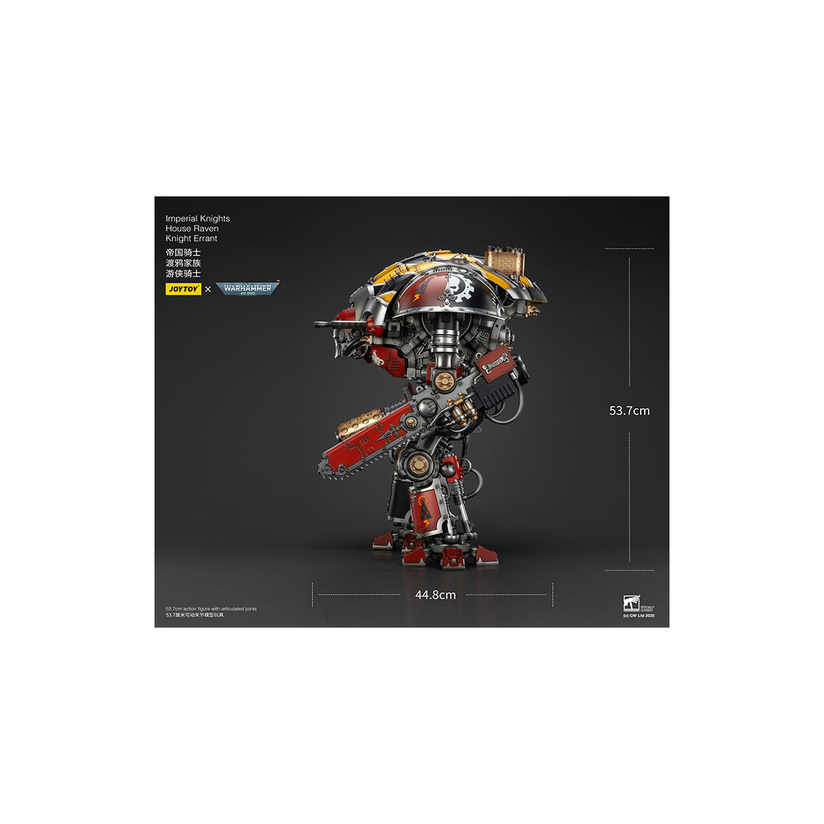Joytoy - Cavalieri Imperiali - Casa Raven Knight Errant - Warhammer 40000