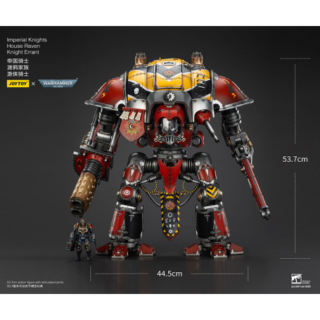 Joytoy - Cavalieri Imperiali - Casa Raven Knight Errant - Warhammer 40000