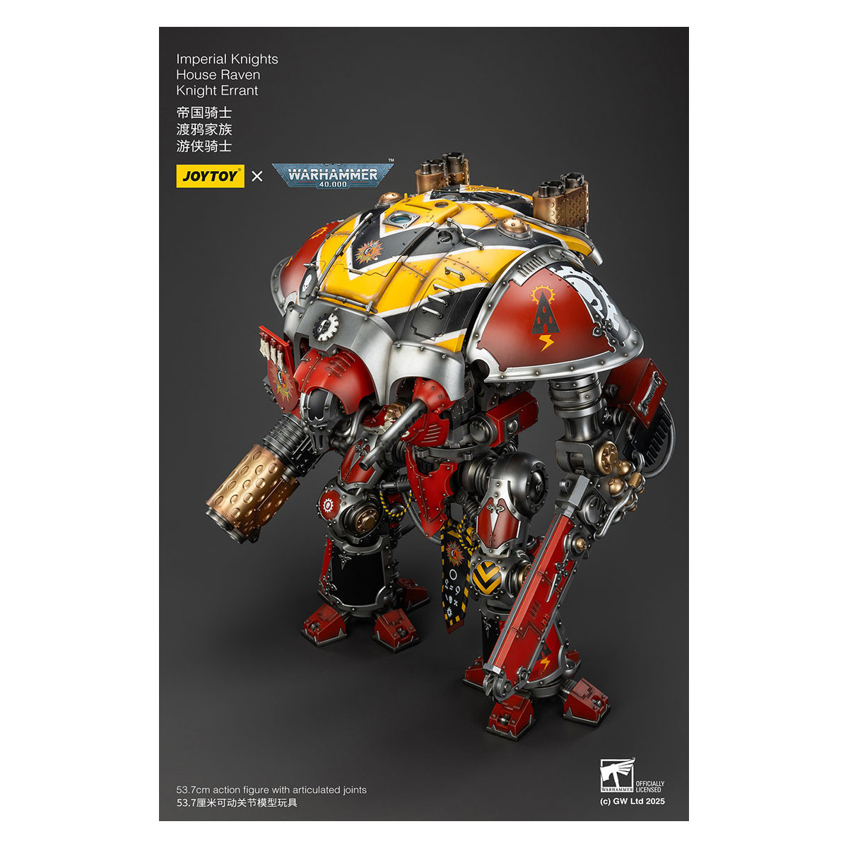 Joytoy - Cavalieri Imperiali - Casa Raven Knight Errant - Warhammer 40000