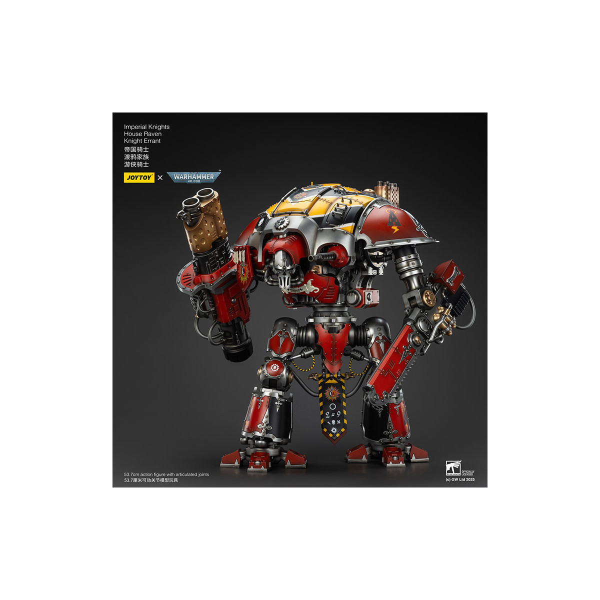 Joytoy - Cavalieri Imperiali - Casa Raven Knight Errant - Warhammer 40000